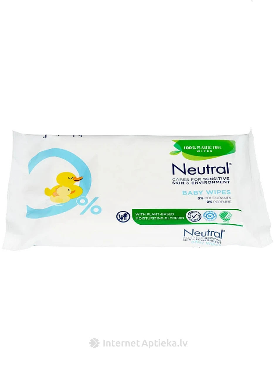 Neutral Baby niisked salvrätikud, 52 tk. | internetaptieka.lv