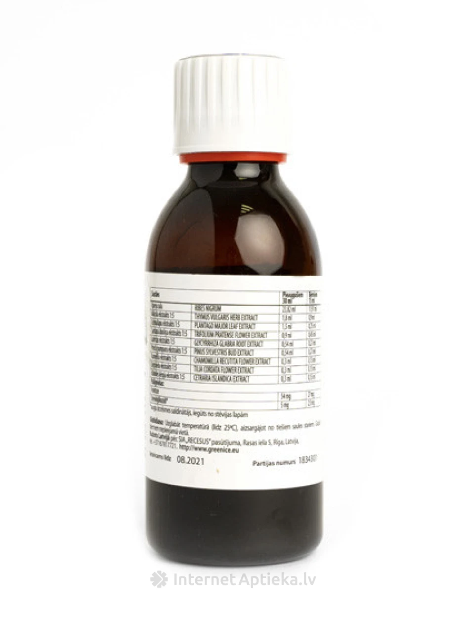 Greenice BronchoBalsam бальзам, 150 мл | internetaptieka.lv