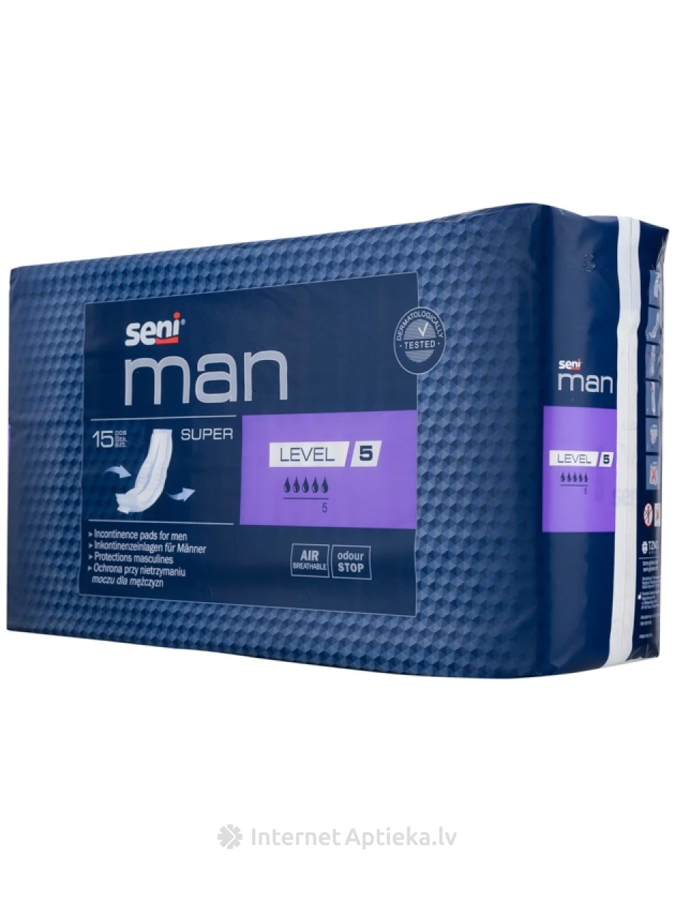 Seni Man Super, tase 5 lisad, 15 tk. | internetaptieka.lv