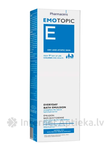 Pharmaceris E-Emotopic vannas emulsija bērniem un pieaugušiem, 400 ml | internetaptieka.lv