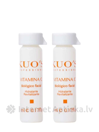 KUO’S VITAMIN C Bioloogiline näokontsentraat, 6*5 ml | internetaptieka.lv