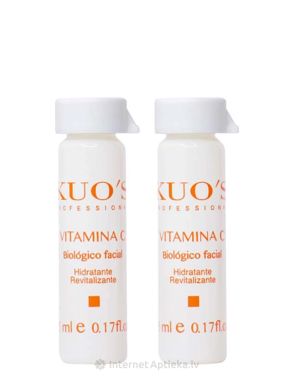 KUO’S VITAMIN C Bioloogiline näokontsentraat, 6*5 ml | internetaptieka.lv
