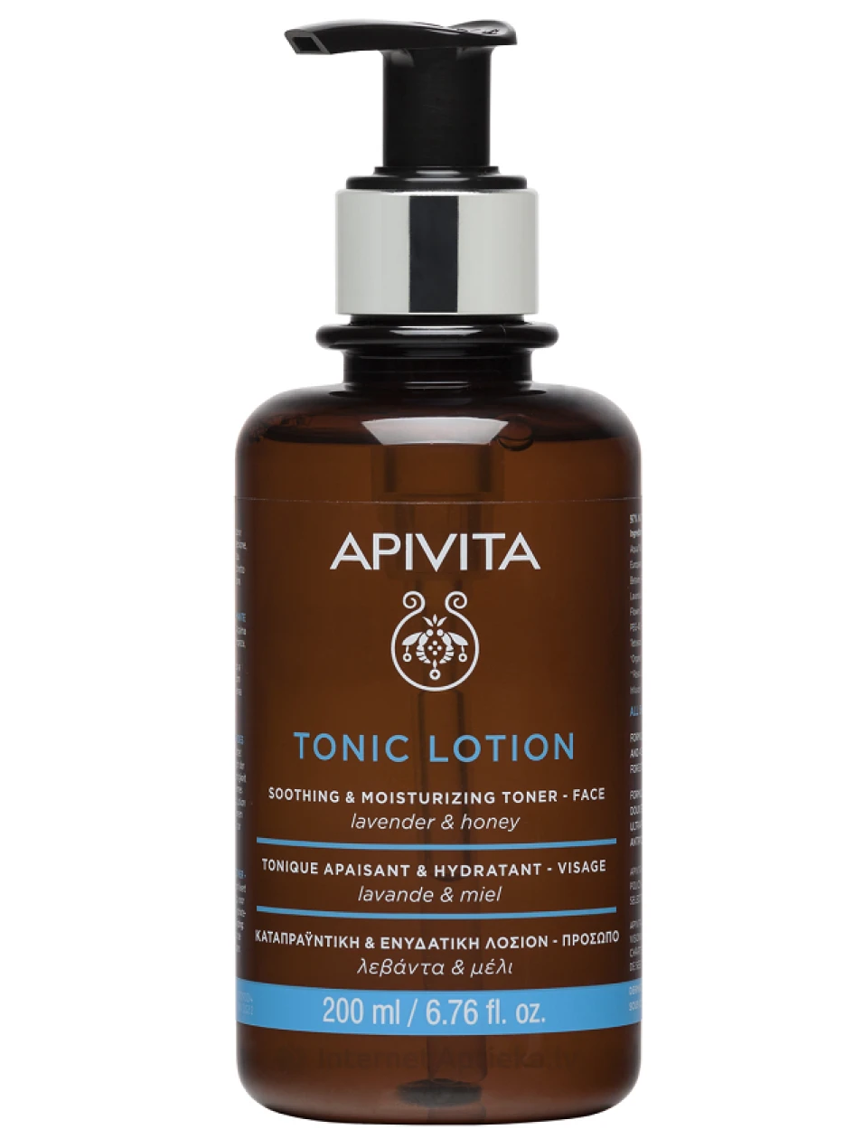 APIVITA Raminantis ir drėkinantis tonikas su levandomis ir medumi, 200 ml | internetaptieka.lv