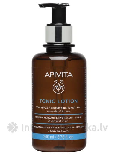 APIVITA Raminantis ir drėkinantis tonikas su levandomis ir medumi, 200 ml | internetaptieka.lv