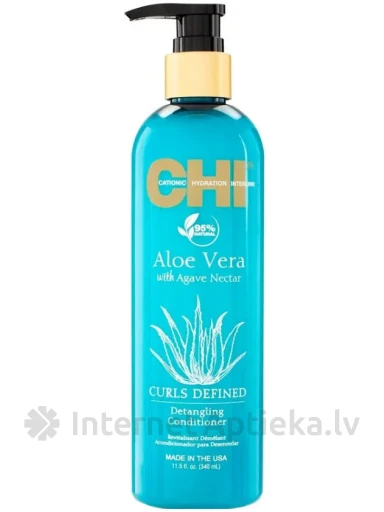 CHI ALOE VERA Plaukų kondicionierius, lengvai iššukuojamas, 340 ml | internetaptieka.lv