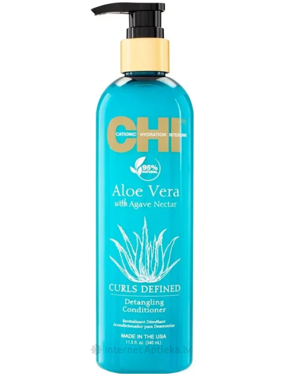 CHI ALOE VERA Plaukų kondicionierius, lengvai iššukuojamas, 340 ml | internetaptieka.lv