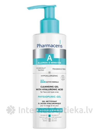 Pharmaceris A Physiopuric Cleansing gels sejai, 190 ml | internetaptieka.lv