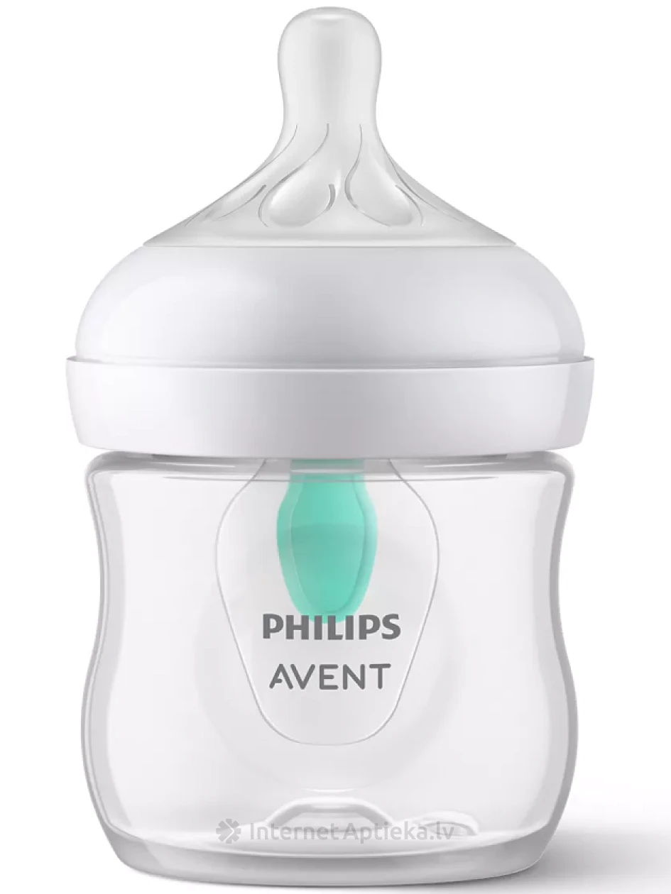 PHILIPS AVENT Детская антиколиковая бутылочка с клапаном AirFree 0+, 125 мл | internetaptieka.lv