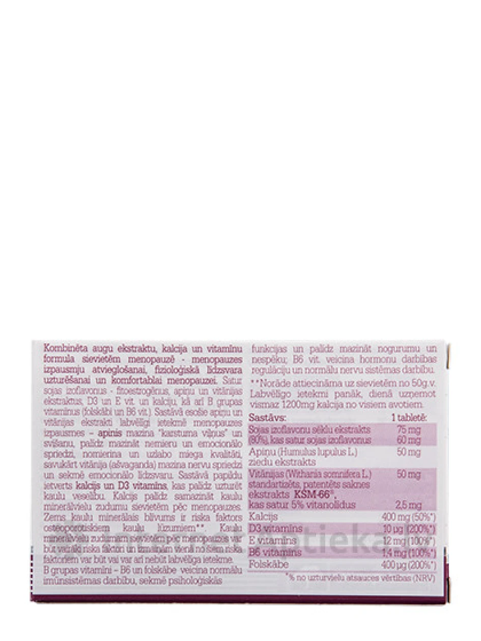 Olimp Labs Menopauzin Forte, 30 таблеток | internetaptieka.lv