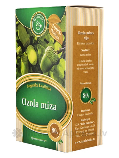 Чай из Коры дуба, 80 г | internetaptieka.lv