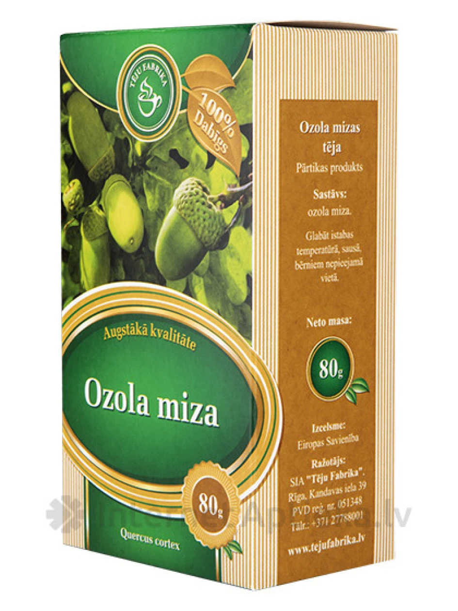 Tēja Ozola miza, 80 g | internetaptieka.lv