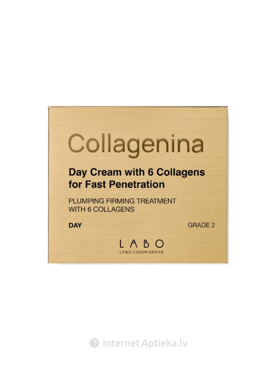 Collagenina dienas krēms ar 6 veidu kolagēniem intensitāte 2, 50 ml | internetaptieka.lv