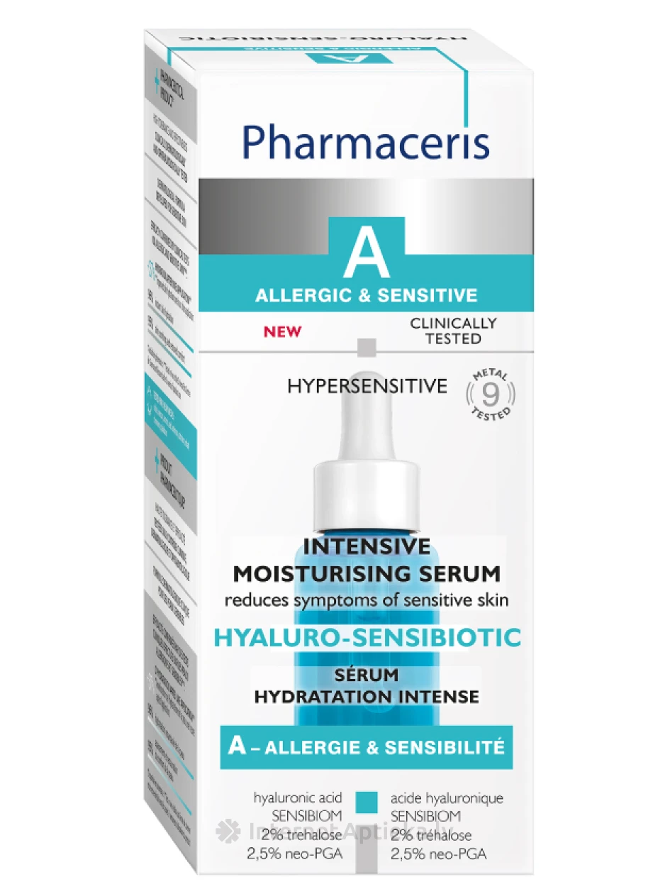 Pharmaceris A HYALURO SENSIBIOTIC intensīvi mitrinošs serums, 30 ml | internetaptieka.lv