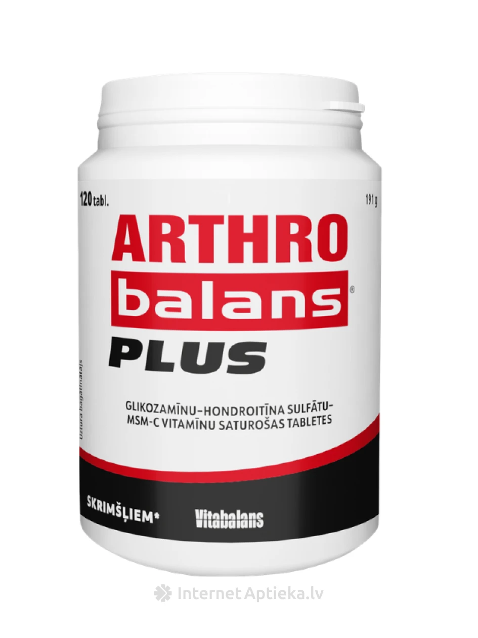 Arthrobalans Plus tabletid, 120 tabletti | internetaptieka.lv