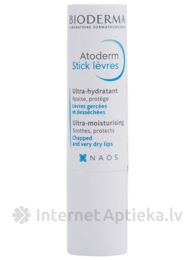 Bioderma Atoderm huulepalsam, 4 g | internetaptieka.lv
