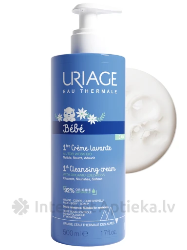 URIAGE Baby 1st Maigs mazgāšanas krēms, 500 ml | internetaptieka.lv