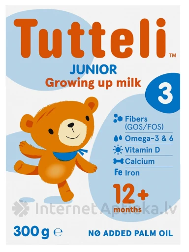 Tutelli-3 Junior 1+ gads, 300 g | internetaptieka.lv