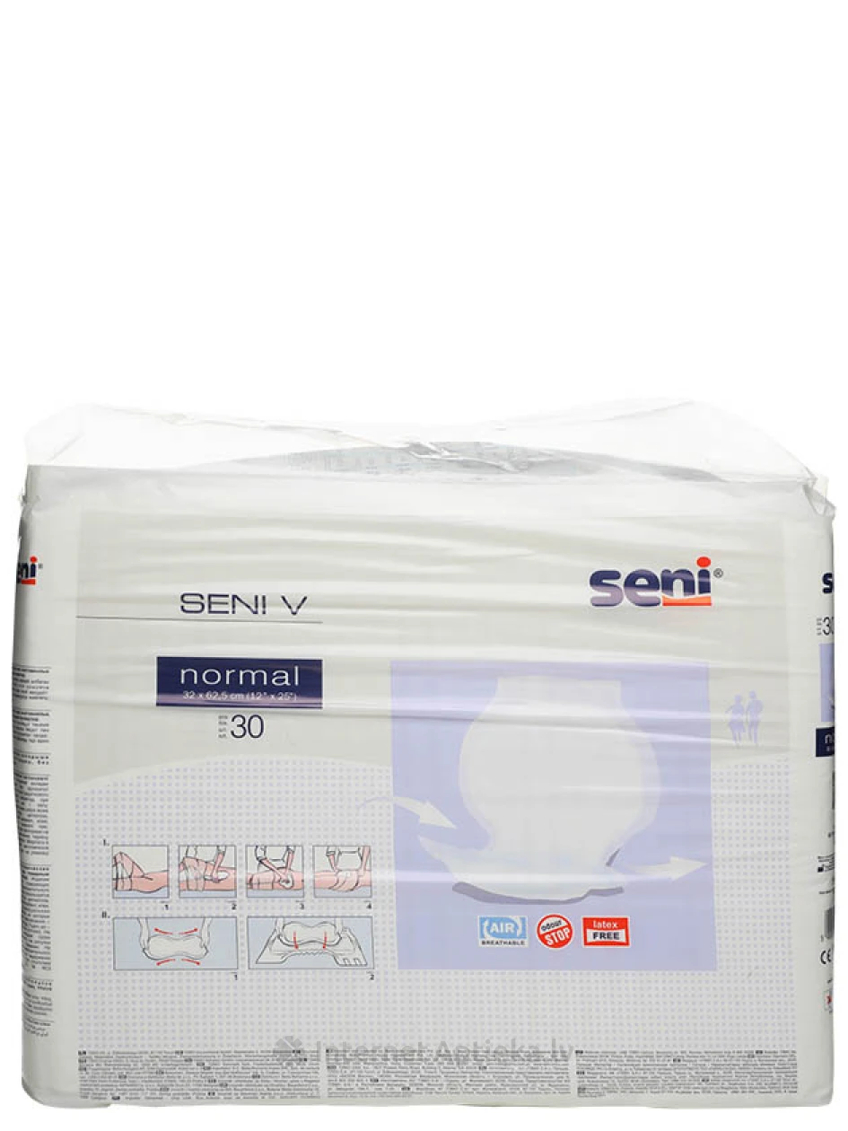 Seni V – anatoomilise kujuga sisetükid, 30 tk. | internetaptieka.lv