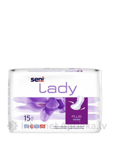Seni Lady biksīšu ieliktnīši plus, 15 gb. | internetaptieka.lv
