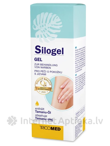 Siloge Tricomed силиконовый гель для лечения шрамов, 50 мл | internetaptieka.lv