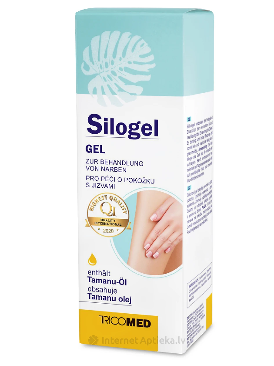 Siloge Tricomed силиконовый гель для лечения шрамов, 50 мл | internetaptieka.lv