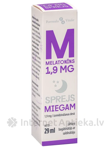 Formula Vitale Melatonīns sprejs, 29 ml | internetaptieka.lv