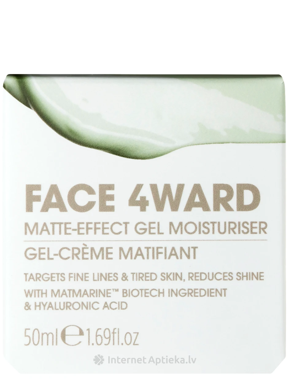SHAKEUP Cosmetics FACE 4WARD MATTE-EFFECT geel-kreem, 50 ml | internetaptieka.lv