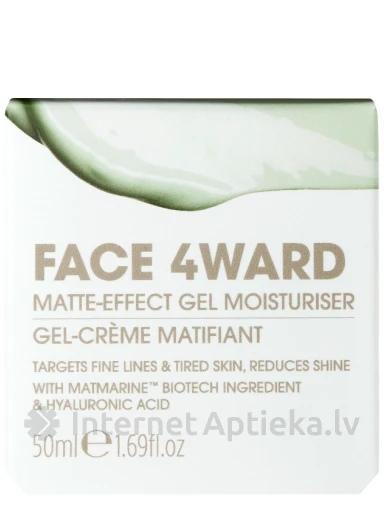 SHAKEUP Cosmetics FACE 4WARD MATTE-EFFECT geel-kreem, 50 ml | internetaptieka.lv