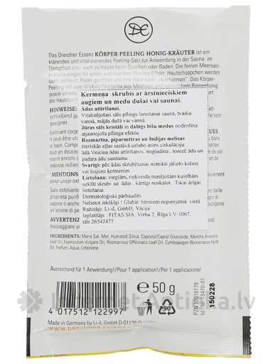 Dresdner Essenz medus skrubis, 50 g | internetaptieka.lv