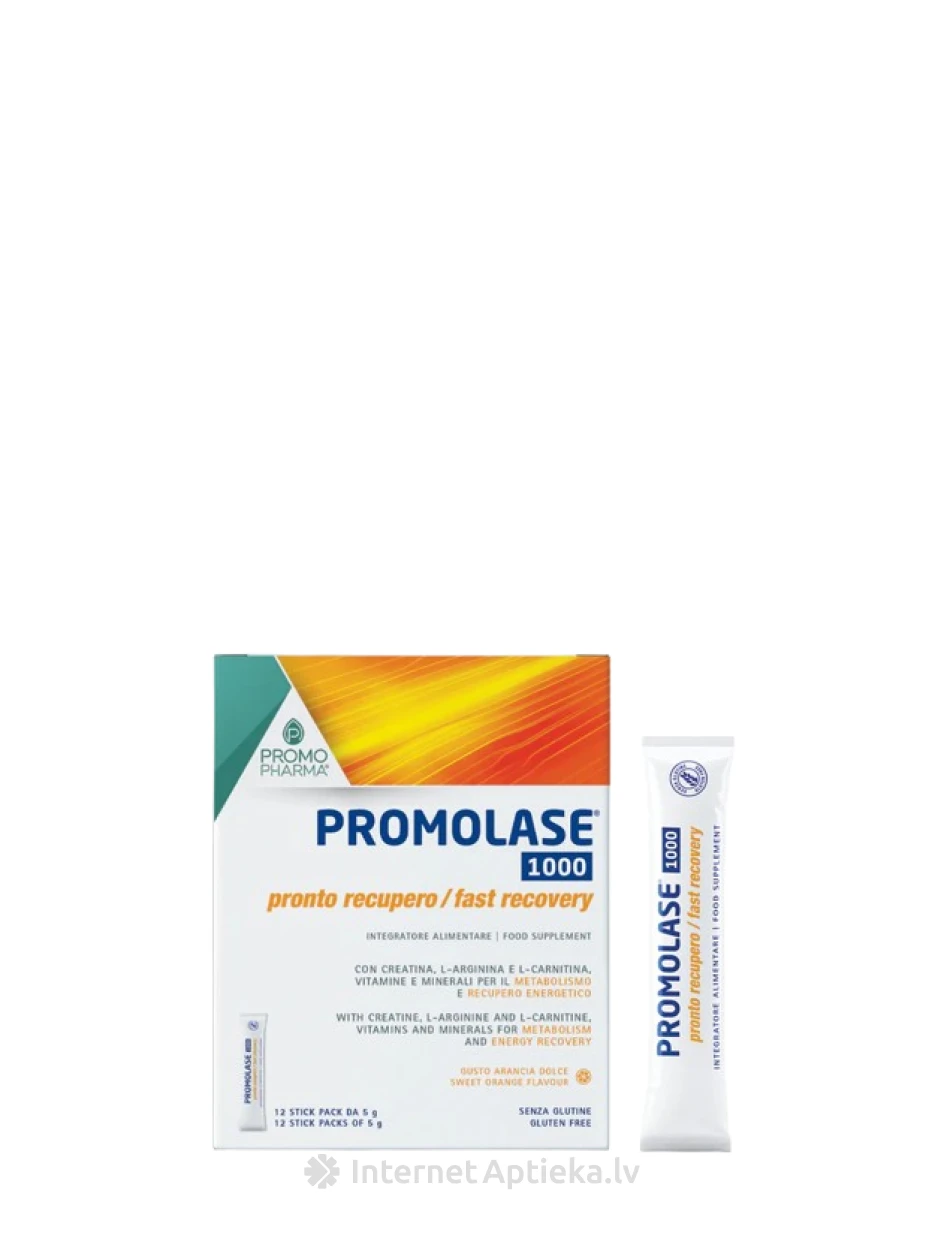 Promolase 1000 fast Recovery paciņas, 12 gb. | internetaptieka.lv