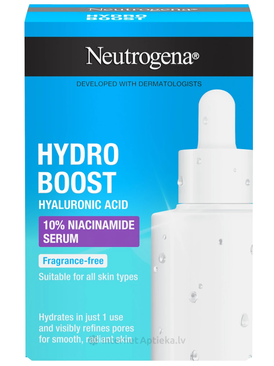 NEUTROGENA Hydro Boost 10% niacinamīda serums, 30 ml | internetaptieka.lv