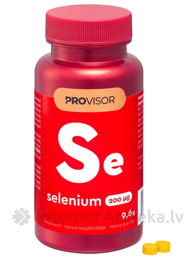 Provisor Selēns (SE) 200 mcg tabletes, 60 gb. | internetaptieka.lv