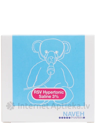 Saline RSV Hypertonic 3% 5мл, 25 шт | internetaptieka.lv