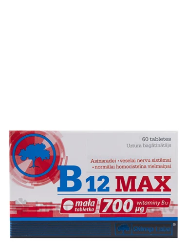 Olimp Labs B 12 Max, 60 tabletti | internetaptieka.lv