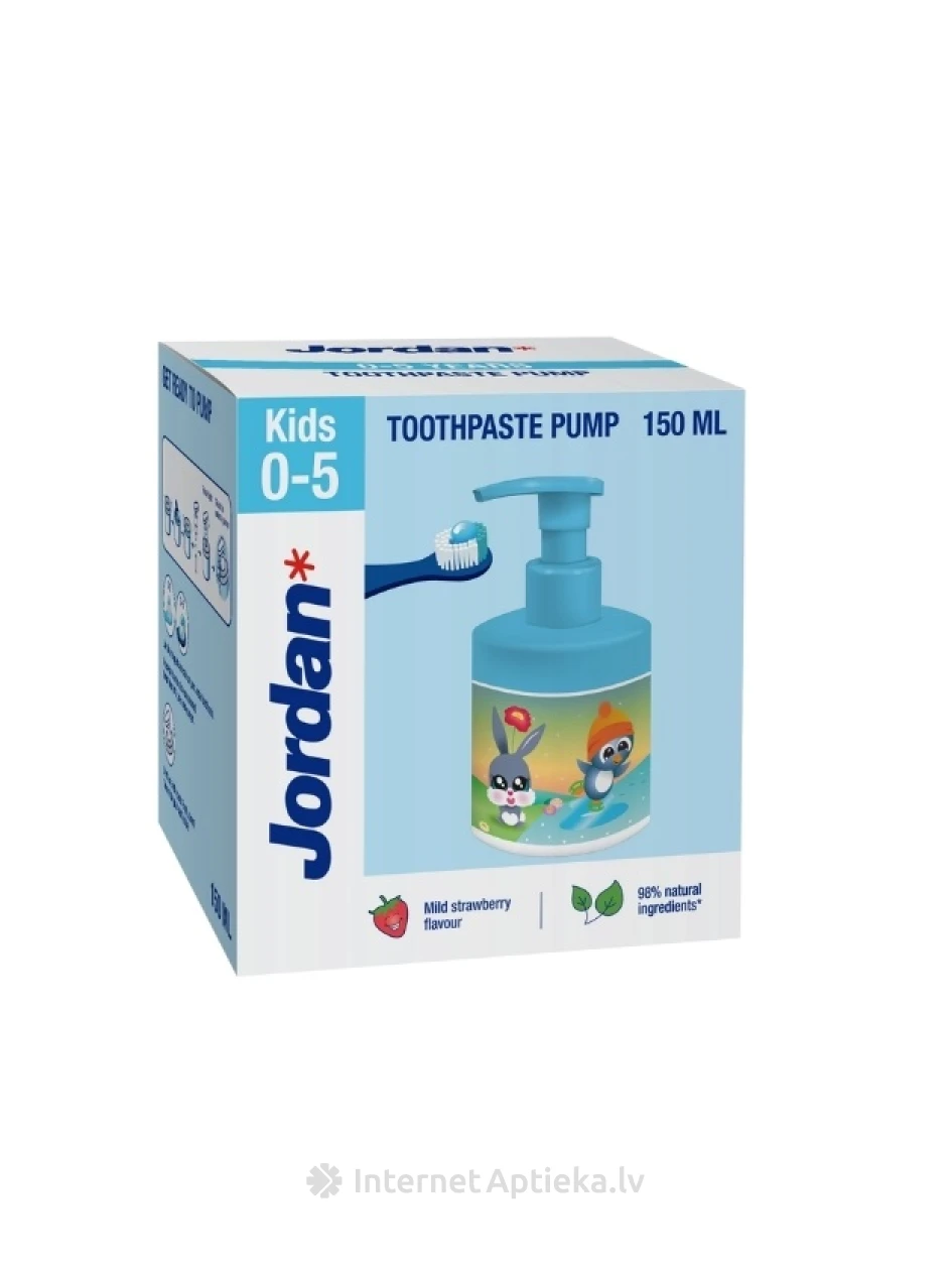 JORDAN Junior hambapasta lastele 0-5 aastat, 150 ml | internetaptieka.lv