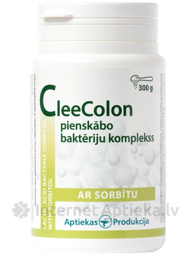 Clee Colon piimhappebakterite kompleksi ja sorbitooliga, 300 g | internetaptieka.lv