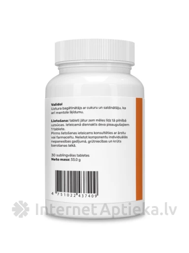 VALIDOL tabletid, 10 tk. | internetaptieka.lv