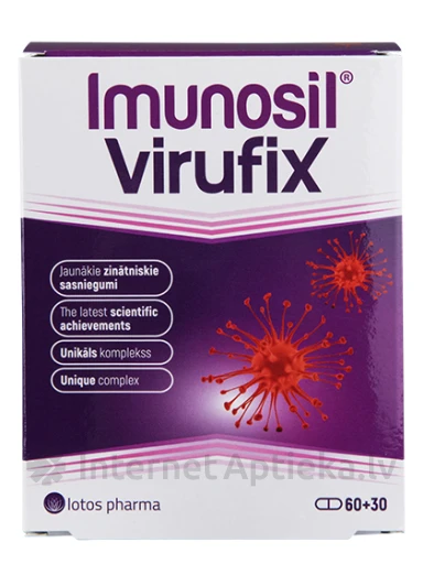 Imunosil Virufix, 60 + 30 kapsulas | internetaptieka.lv