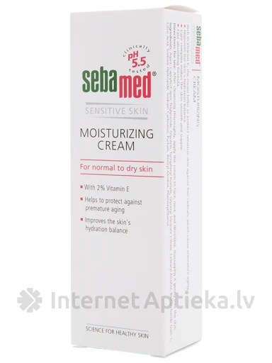SEBAMED mitrinošs krēms normālai un sausai sejas ādai, 50 ml | internetaptieka.lv