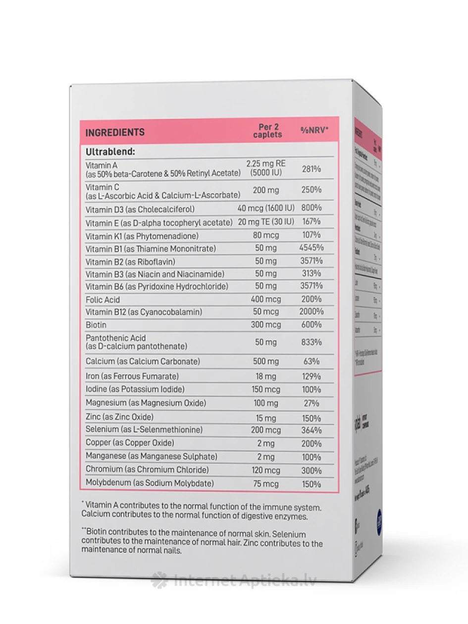 VPLAB Ultra Women's Multivitamin Formula, 90 kapletes | internetaptieka.lv