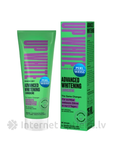 PERLWEISS zobu pasta Up White Advanced Whitening, 75 ml | internetaptieka.lv