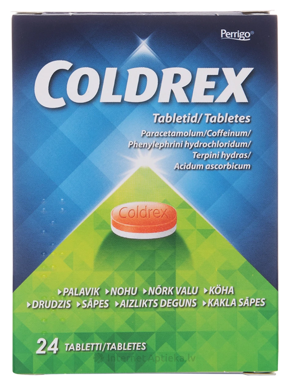 Coldrex, 24 tabletti | internetaptieka.lv