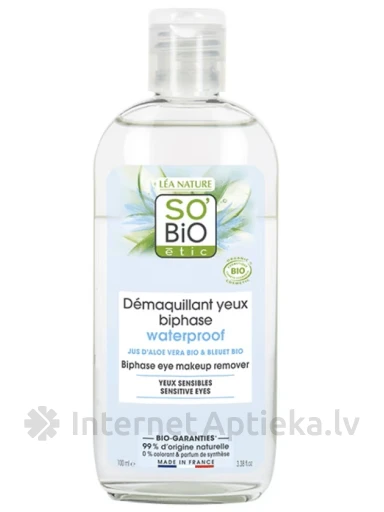 So Bio Biphase Eye Make-Up Remover õrnatoimeline silmameigieemaldaja, 100 ml | internetaptieka.lv