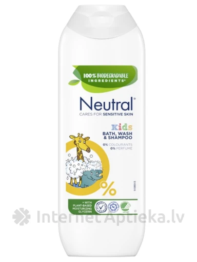 NEUTRAL KIDS гель для душа и шампунь для детей, 250 мл | internetaptieka.lv