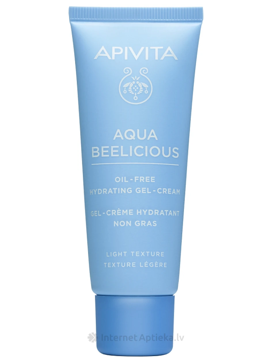 APIVITA AQUA BEELICIOUS Õli-Vaba niisutav geelkreem, kerge tekstuur, 40 ml | internetaptieka.lv