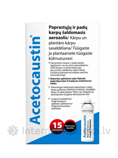 ACETOCAUSTIN FREEZE спрей для замораживания бородавок, 50 мл | internetaptieka.lv