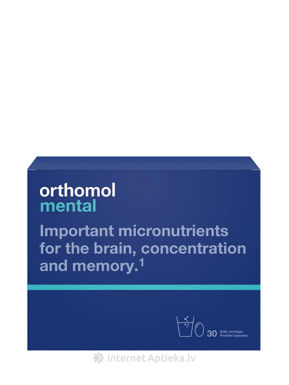 Orthomol Mental (pulber + kapslid), 30 päeva annused | internetaptieka.lv