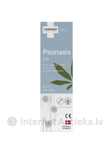 CANNASEN® Psoriaasi geel, 50 ml | internetaptieka.lv