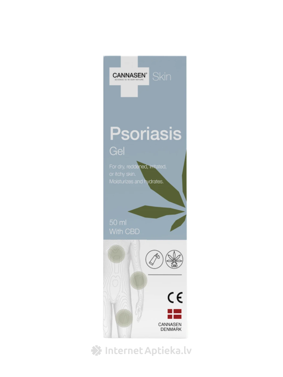 CANNASEN® Гель от псориаза, 50 мл | internetaptieka.lv