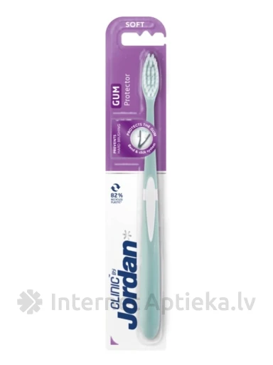 JORDAN Clinic Gum Protector zobu birste mīksta, 1 gb. | internetaptieka.lv